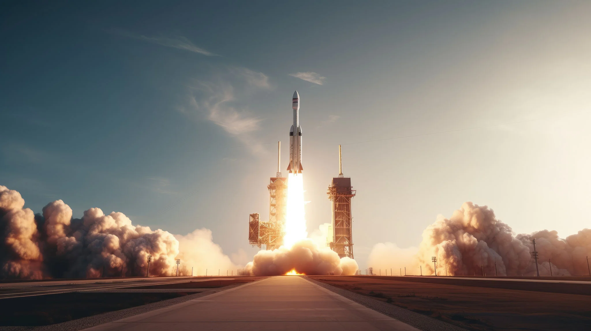Launchpad and Aerospace rocket supported by Cryogenic and industrial gas systems